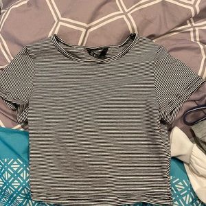 Shein Striped Crop Top